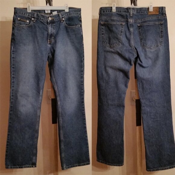 VINTAGE y2k CK medium wash jeans aprox size 8 insm 31 - Picture 2 of 3